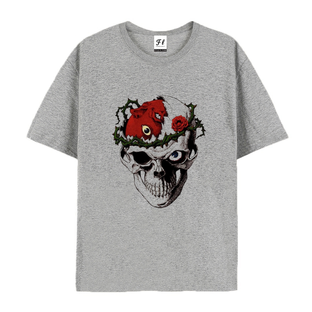 Pure Cotton Unisex Round Neck Anime T-Shirt Berserk