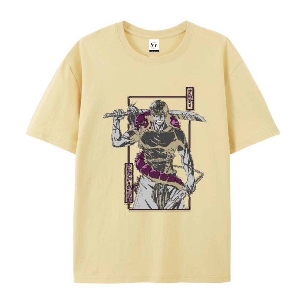 Pure Cotton Unisex Round Neck Anime T-Shirt Jujutsu Kaisen