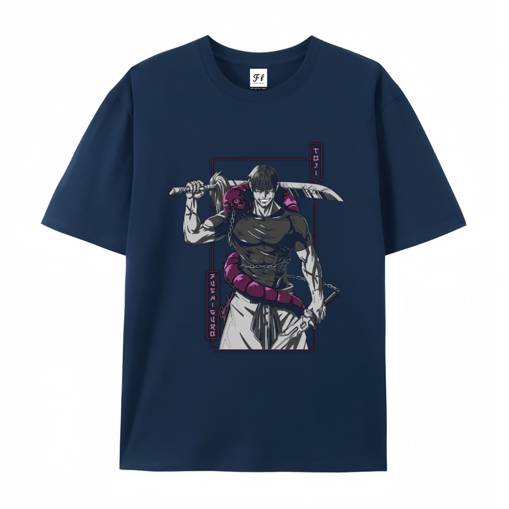 Pure Cotton Unisex Round Neck Anime T-Shirt Jujutsu Kaisen
