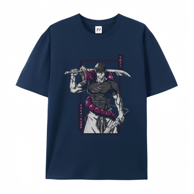 Pure Cotton Unisex Round Neck Anime T-Shirt Jujutsu Kaisen