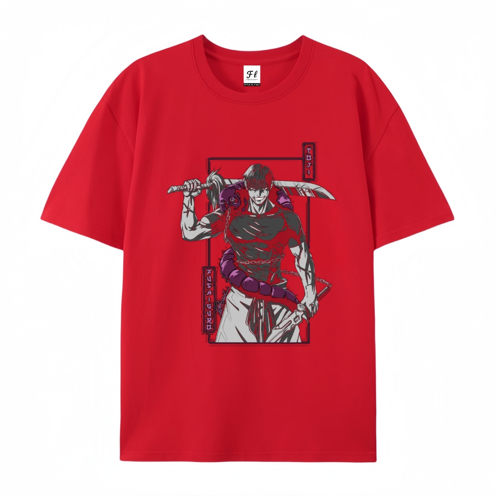 Pure Cotton Unisex Round Neck Anime T-Shirt Jujutsu Kaisen