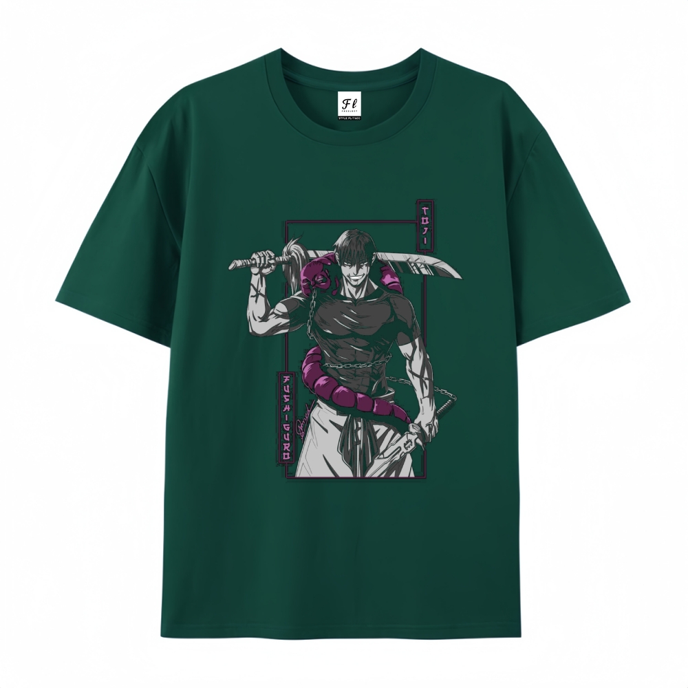 Pure Cotton Unisex Round Neck Anime T-Shirt Jujutsu Kaisen