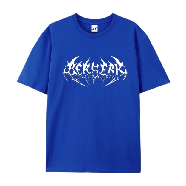 Pure Cotton Unisex Round Neck Anime T-Shirt Berserk