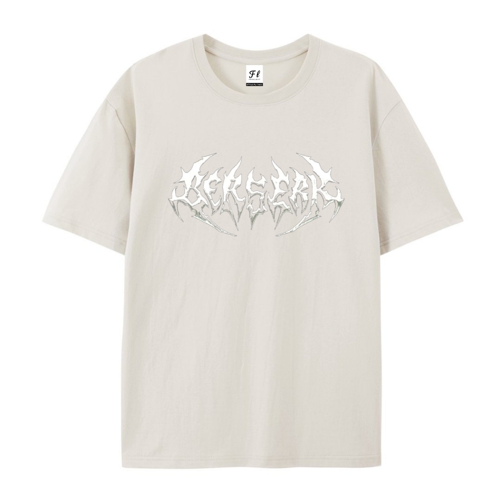 Pure Cotton Unisex Round Neck Anime T-Shirt Berserk