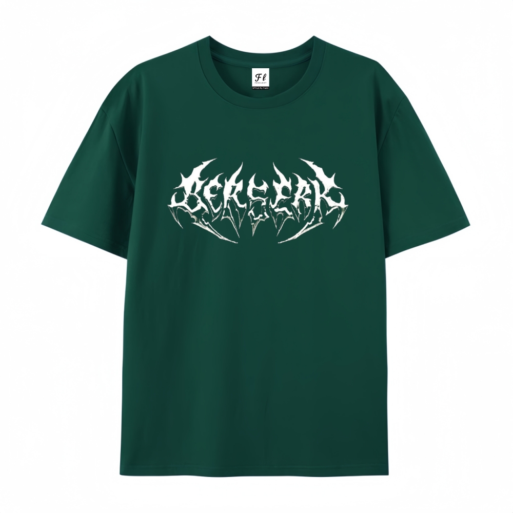 Pure Cotton Unisex Round Neck Anime T-Shirt Berserk