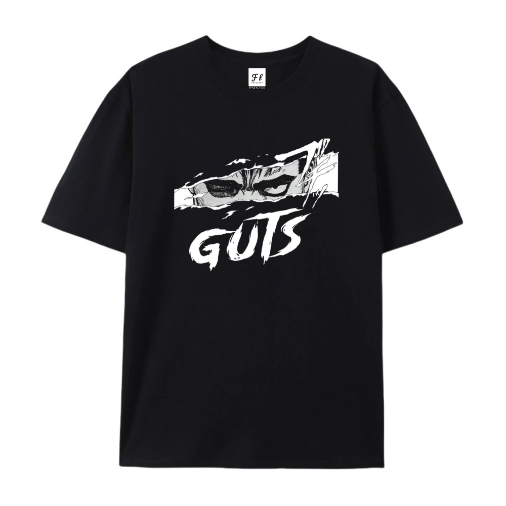 Pure Cotton Unisex Round Neck Anime T-Shirt Berserk