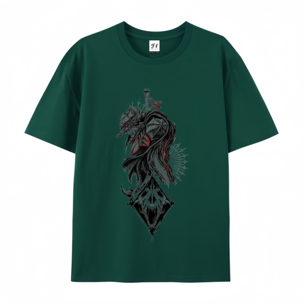 Pure Cotton Unisex Round Neck Anime T-Shirt Berserk