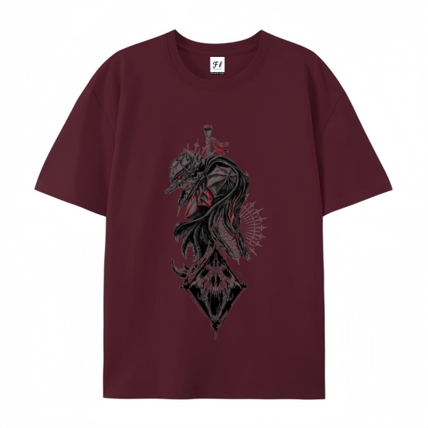 Pure Cotton Unisex Round Neck Anime T-Shirt Berserk