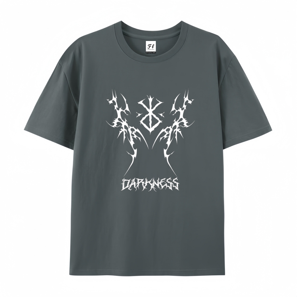 Pure Cotton Unisex Round Neck Anime T-Shirt Berserk