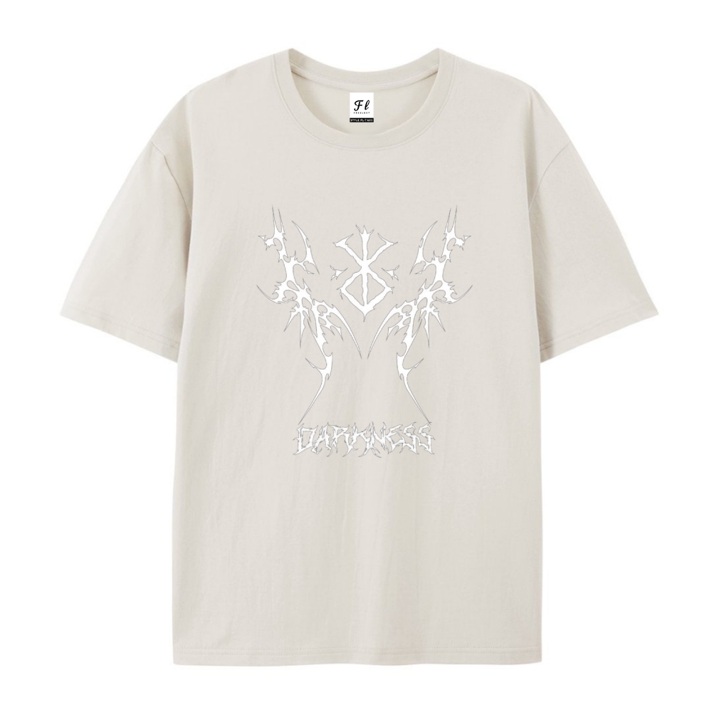 Pure Cotton Unisex Round Neck Anime T-Shirt Berserk
