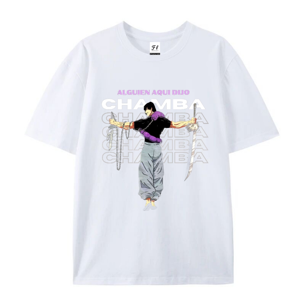 Pure Cotton Unisex Round Neck Anime T-Shirt Jujutsu Kaisen