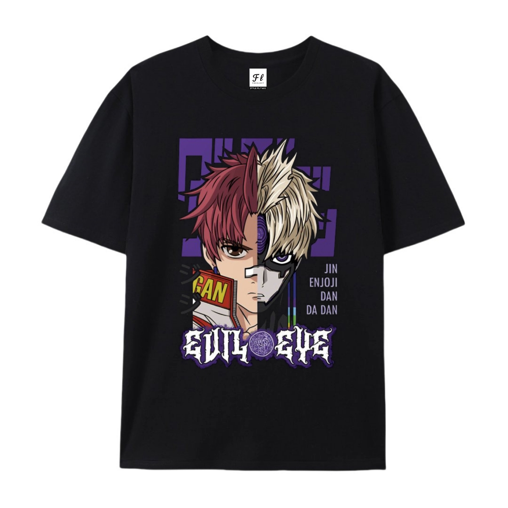 Pure Cotton Unisex Round Neck Anime T-Shirt Dandadan