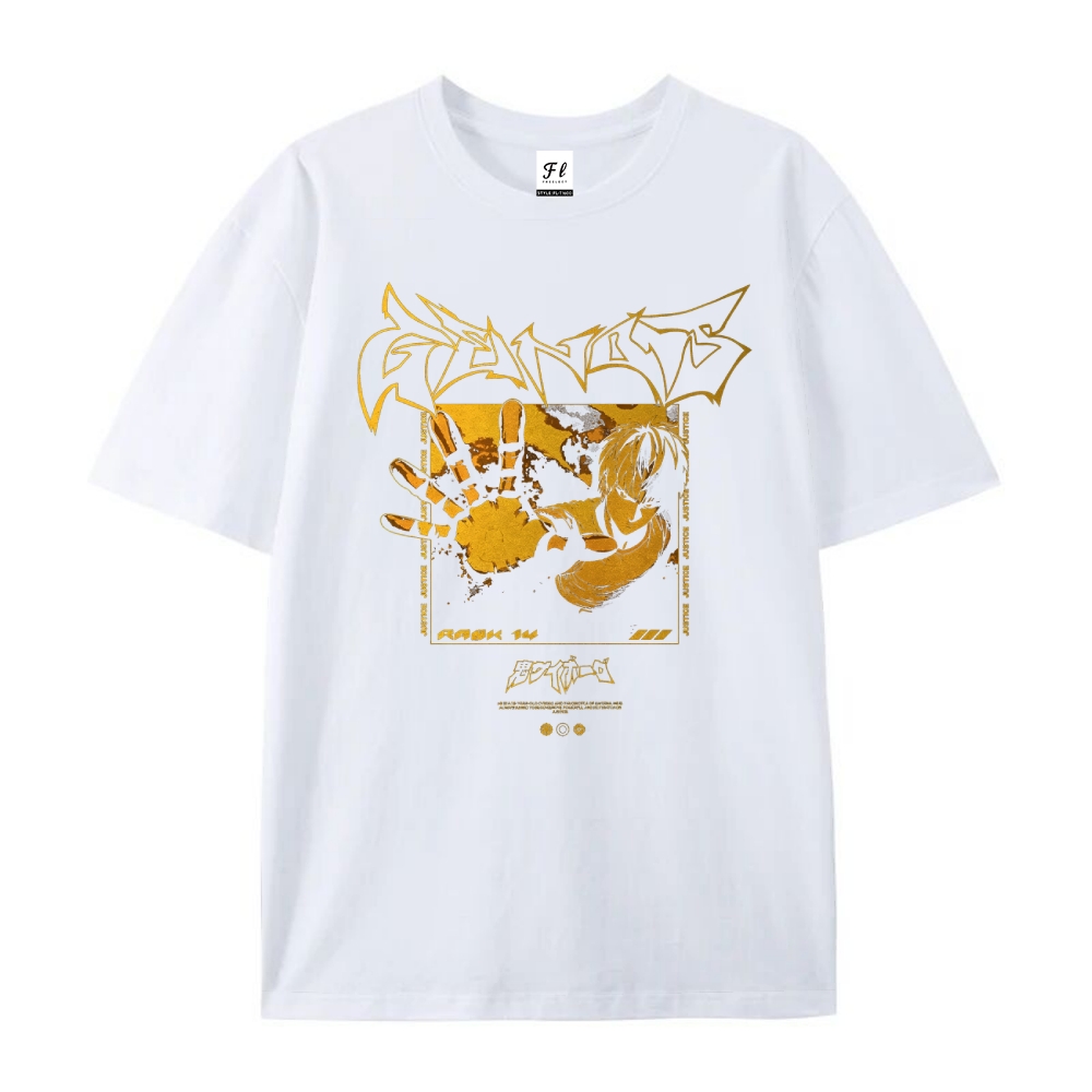 Pure Cotton Unisex Round Neck Anime T-Shirt One Punch Man
