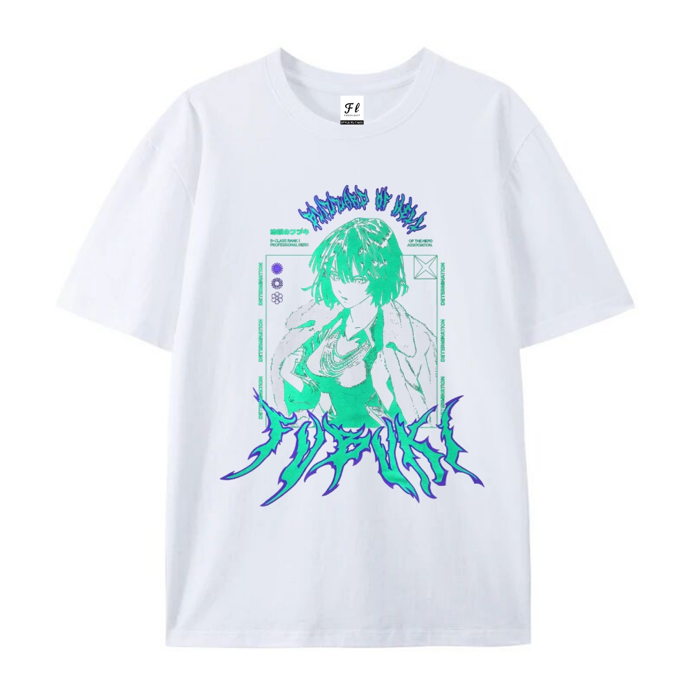 Pure Cotton Unisex Round Neck Anime T-Shirt One Punch Man