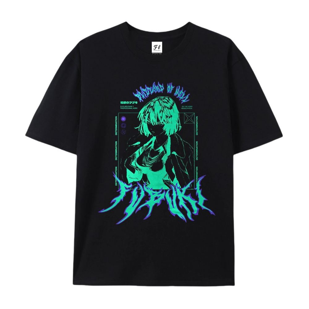 Pure Cotton Unisex Round Neck Anime T-Shirt One Punch Man