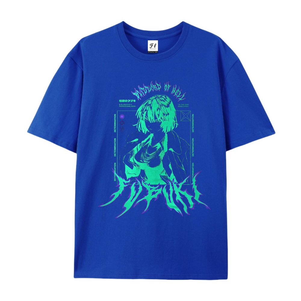 Pure Cotton Unisex Round Neck Anime T-Shirt One Punch Man