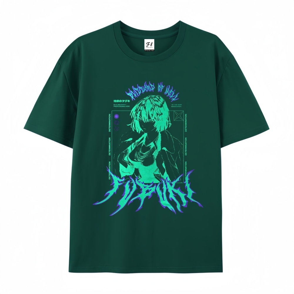 Pure Cotton Unisex Round Neck Anime T-Shirt One Punch Man