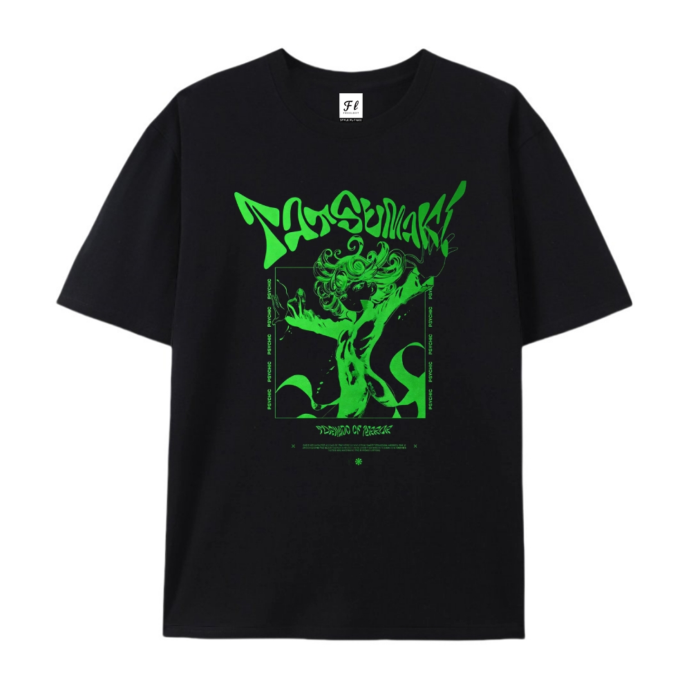 Pure Cotton Unisex Round Neck Anime T-Shirt One Punch Man