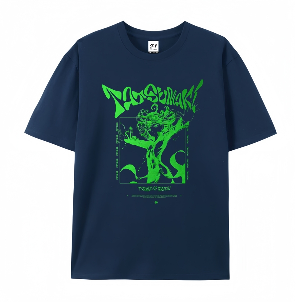 Pure Cotton Unisex Round Neck Anime T-Shirt One Punch Man