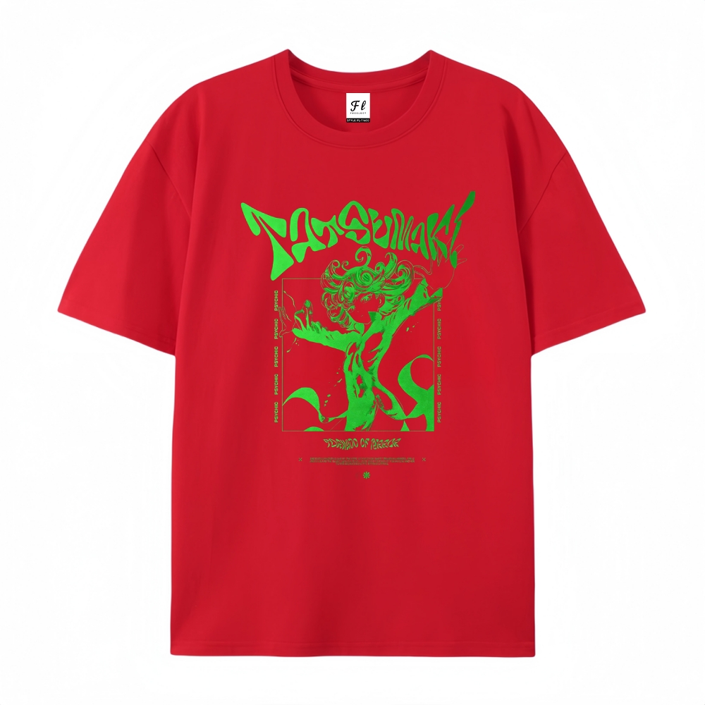 Pure Cotton Unisex Round Neck Anime T-Shirt One Punch Man