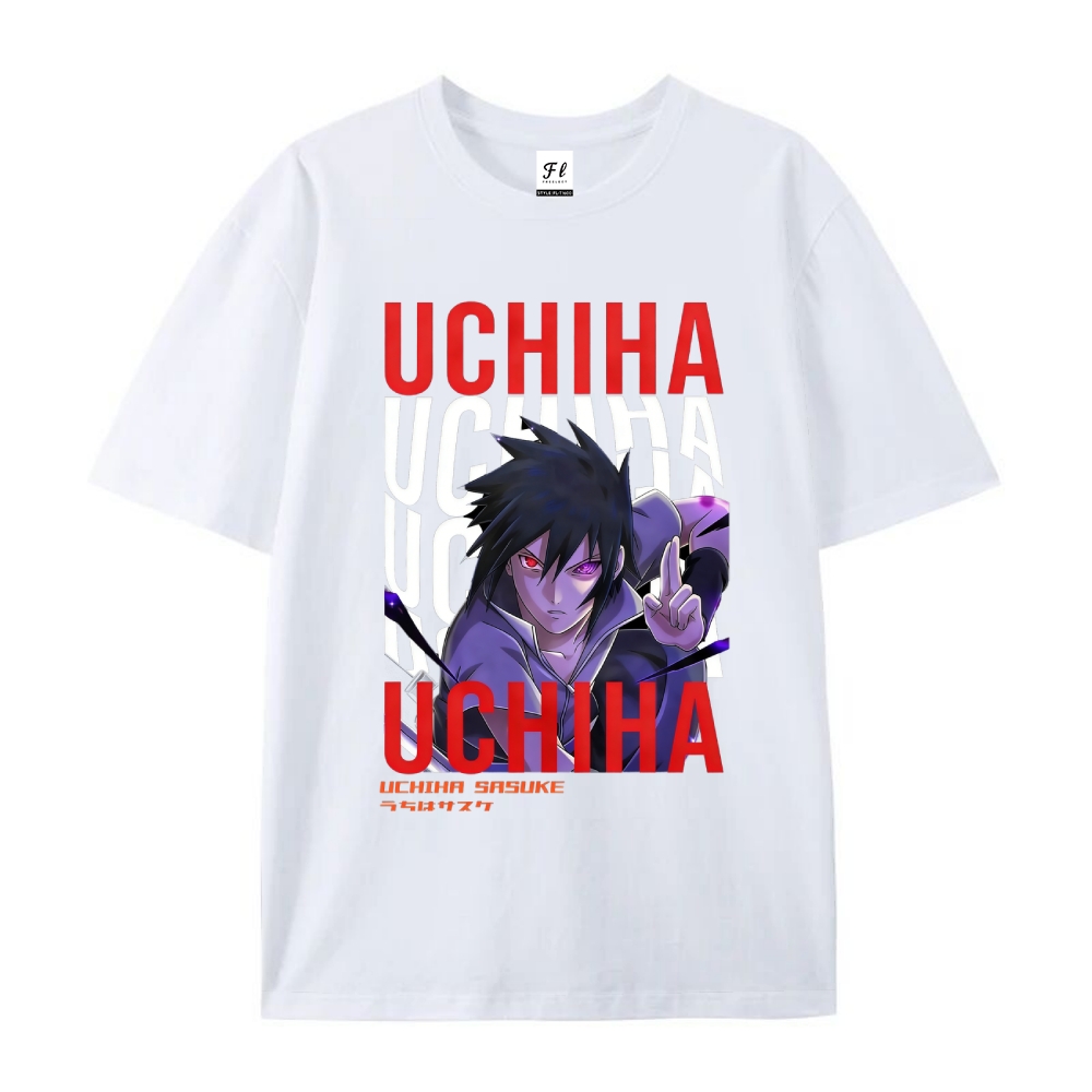 Pure Cotton Unisex Round Neck Anime T-Shirt Boruto