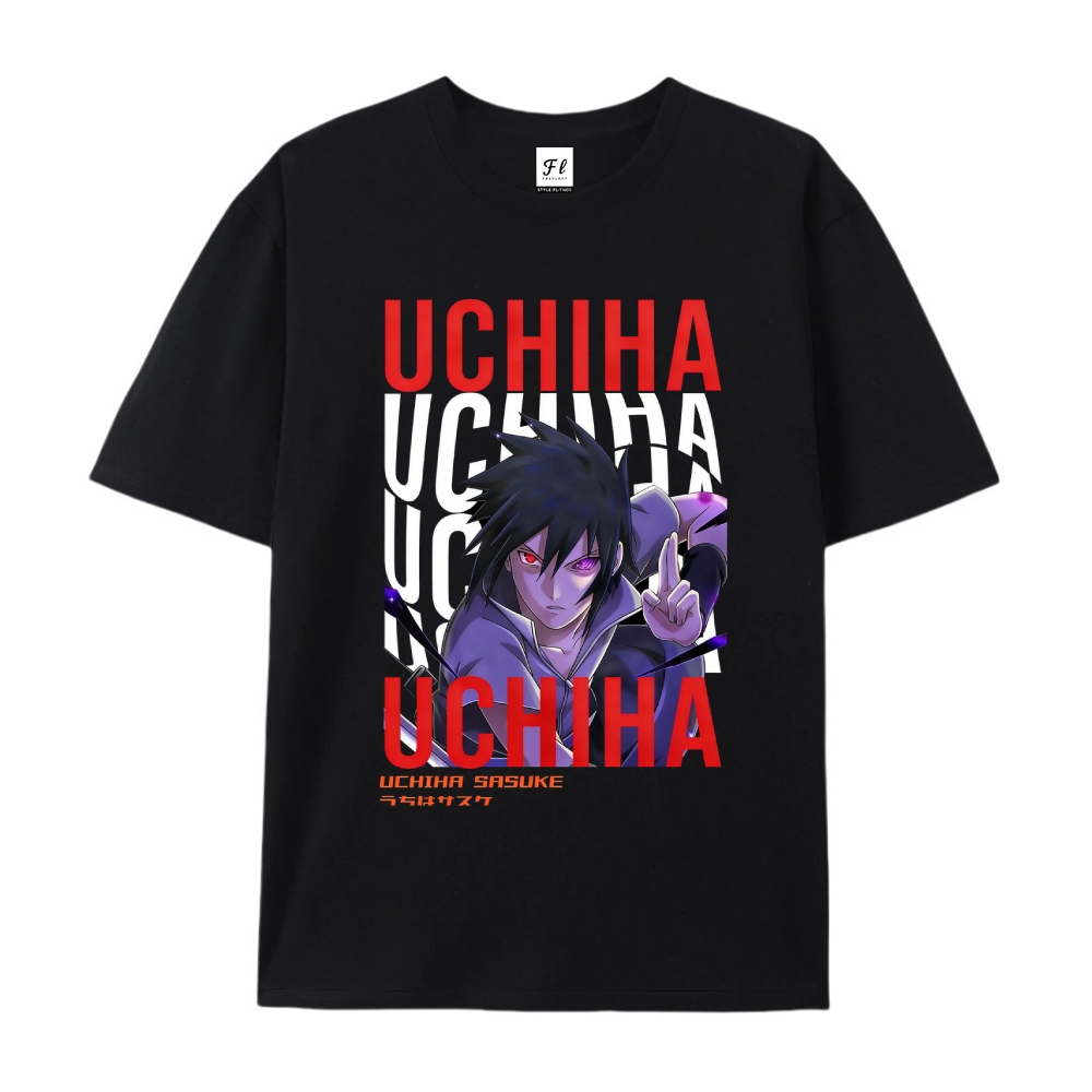 Pure Cotton Unisex Round Neck Anime T-Shirt Boruto