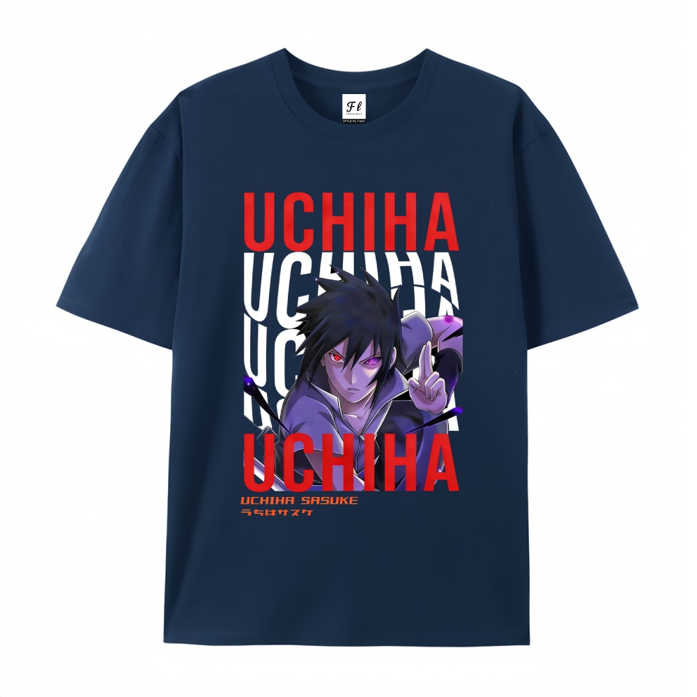Pure Cotton Unisex Round Neck Anime T-Shirt Boruto