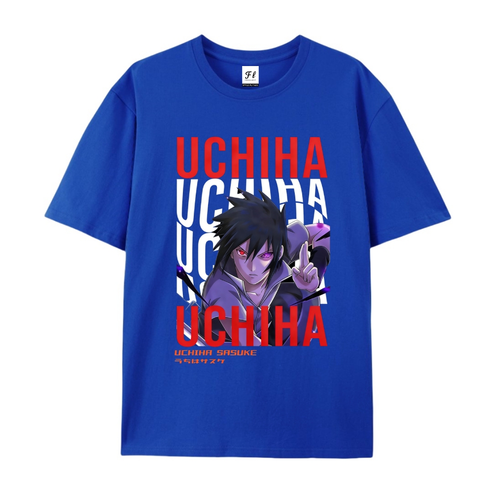 Pure Cotton Unisex Round Neck Anime T-Shirt Boruto