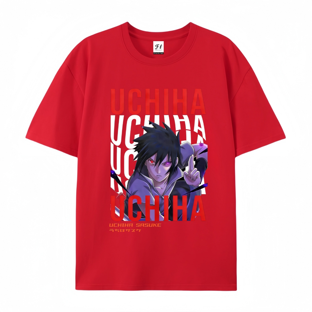 Pure Cotton Unisex Round Neck Anime T-Shirt Boruto