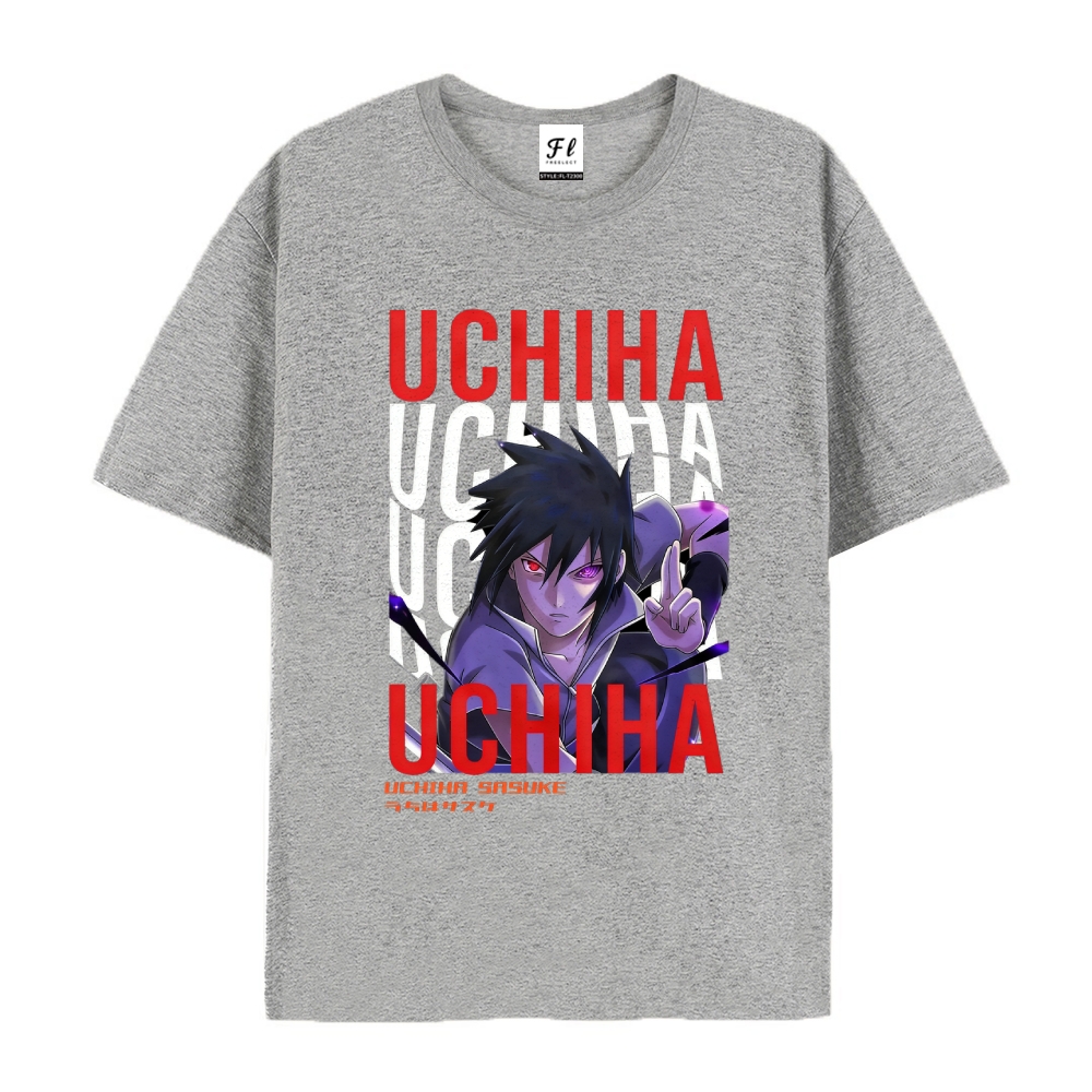 Pure Cotton Unisex Round Neck Anime T-Shirt Boruto