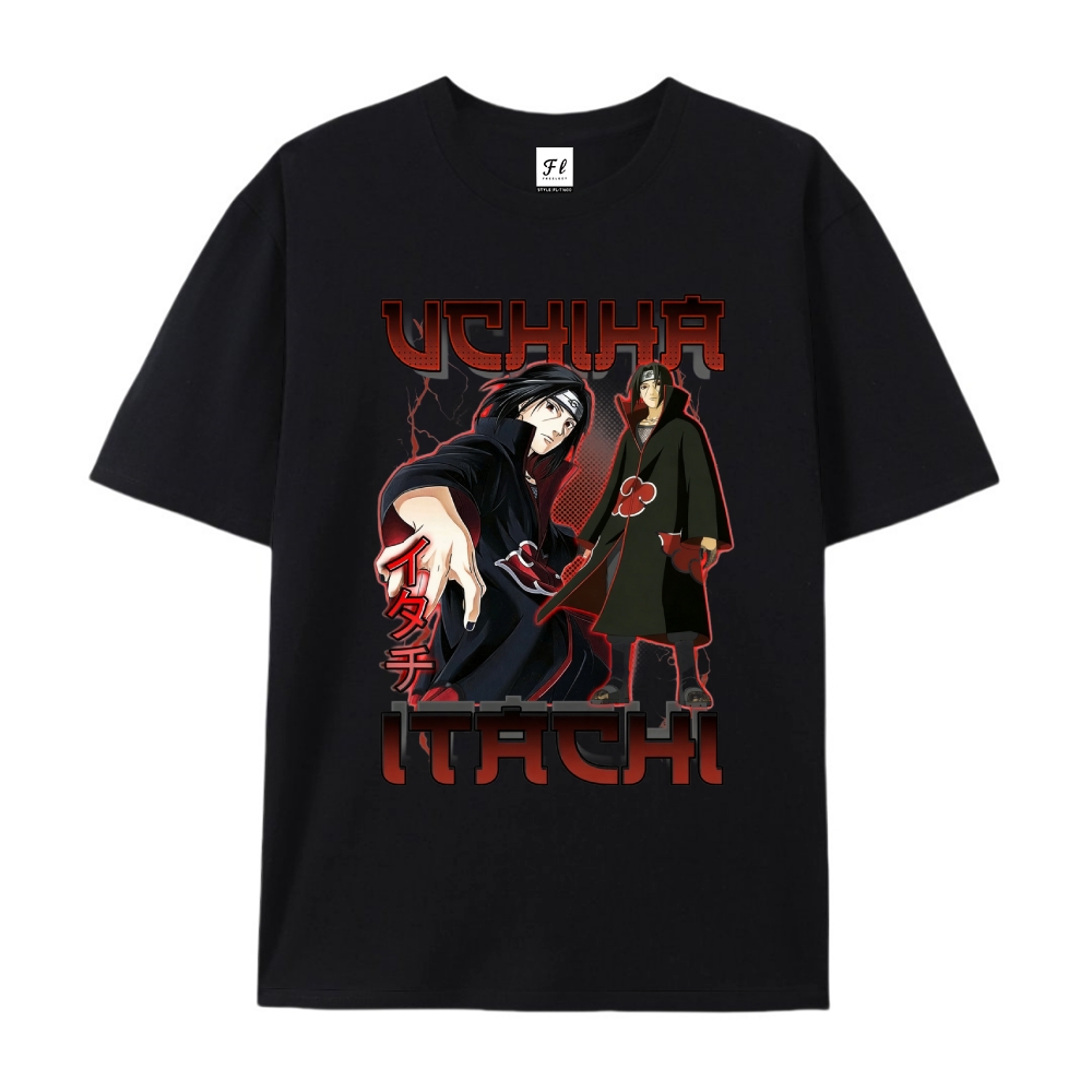 Pure Cotton Unisex Round Neck Anime T-Shirt Boruto