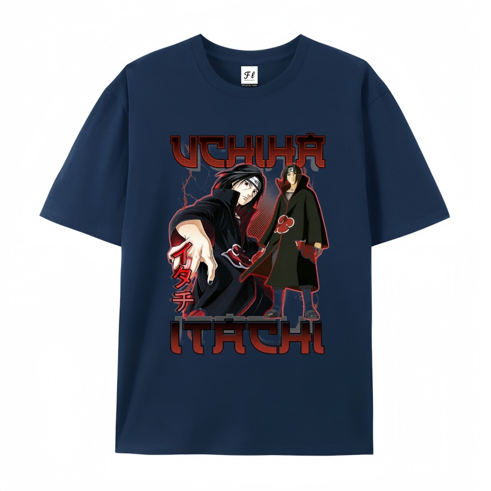 Pure Cotton Unisex Round Neck Anime T-Shirt Boruto