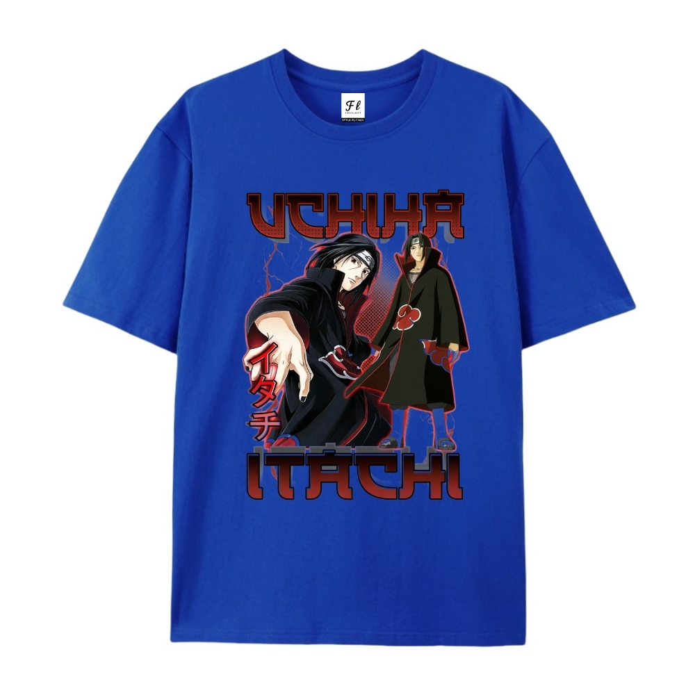 Pure Cotton Unisex Round Neck Anime T-Shirt Boruto