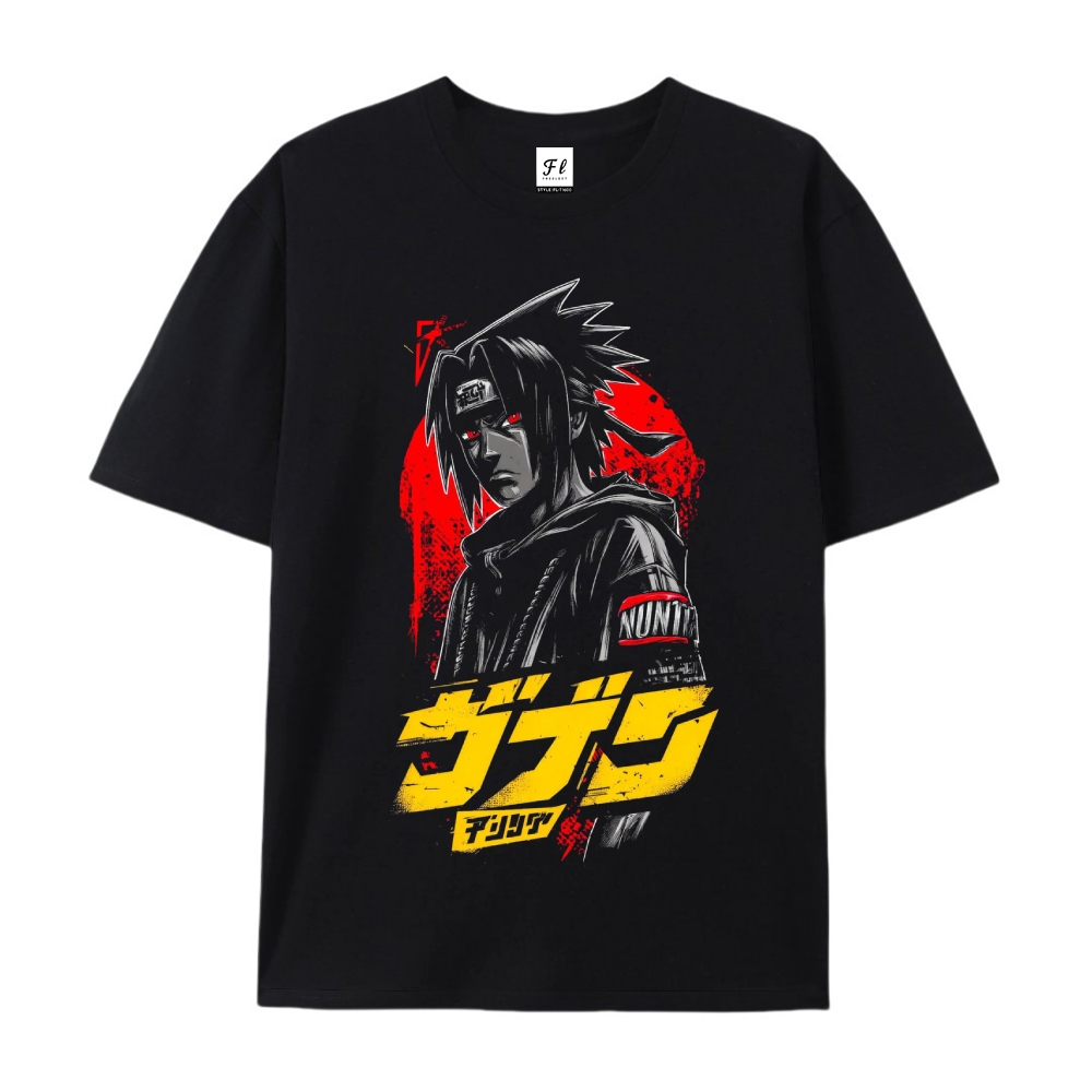 Pure Cotton Unisex Round Neck Anime T-Shirt Boruto