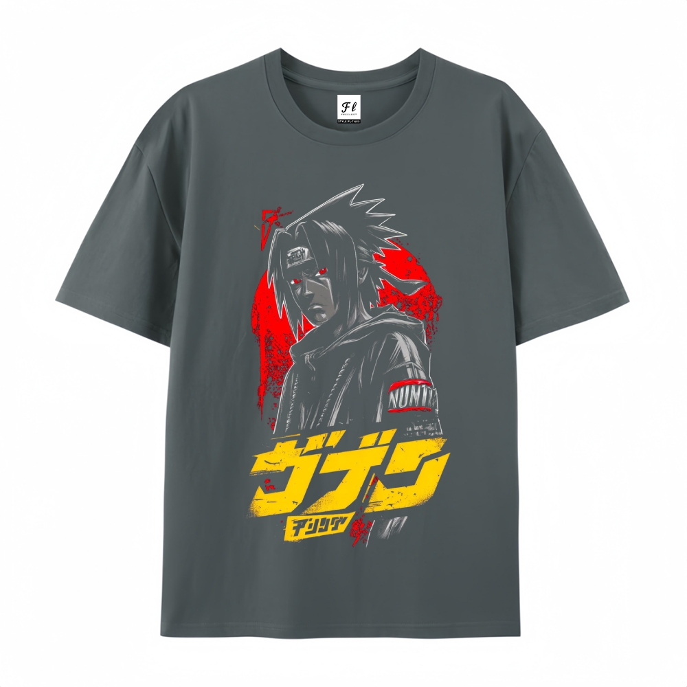 Pure Cotton Unisex Round Neck Anime T-Shirt Boruto