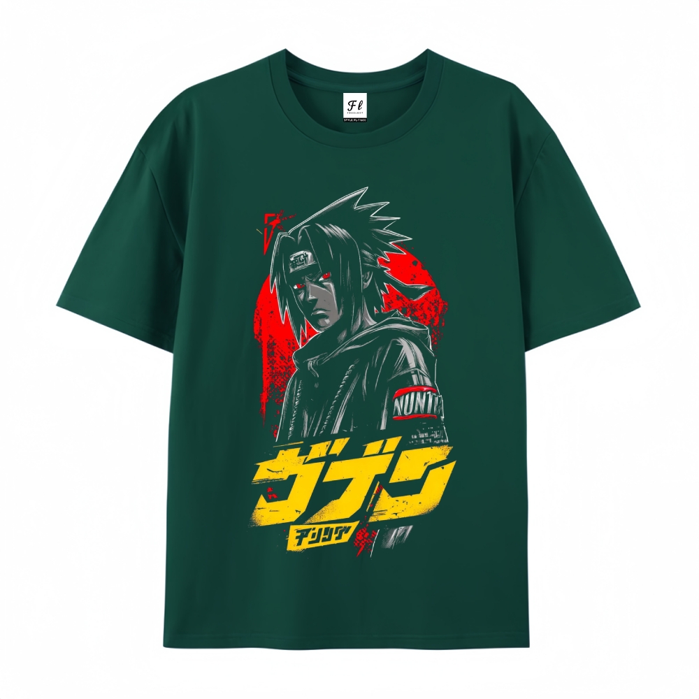 Pure Cotton Unisex Round Neck Anime T-Shirt Boruto