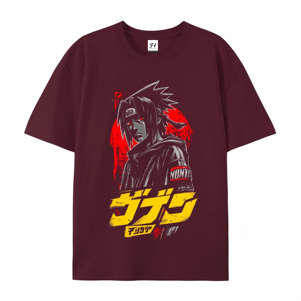 Pure Cotton Unisex Round Neck Anime T-Shirt Boruto