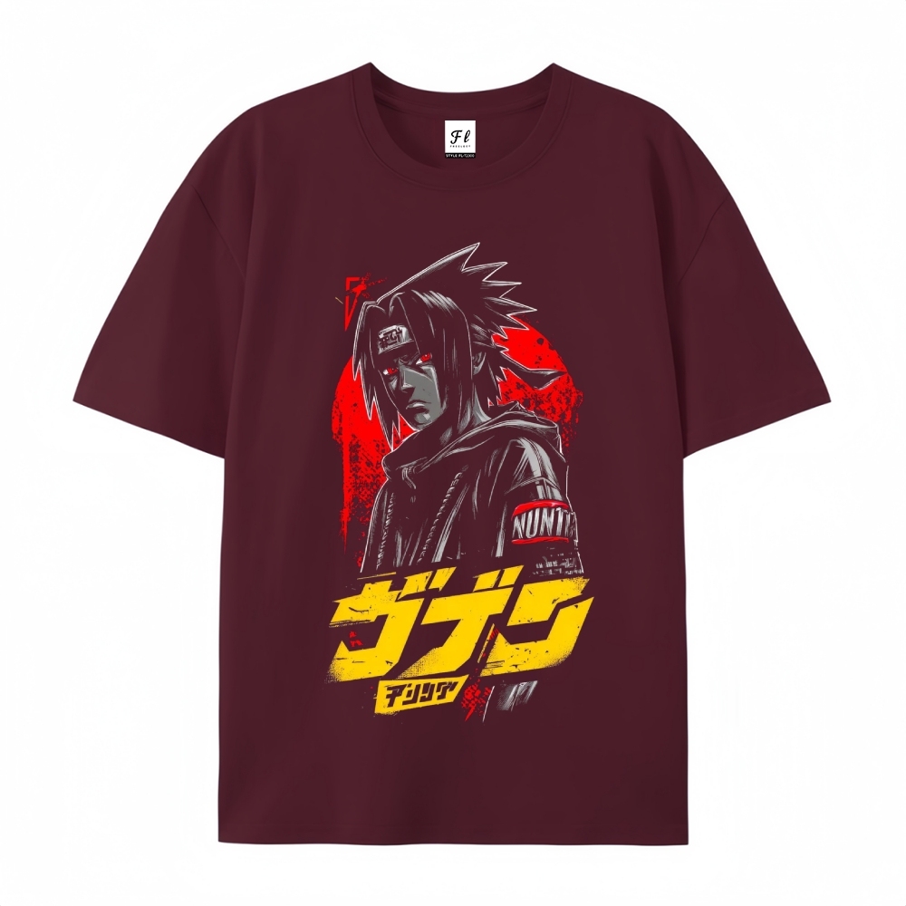 Pure Cotton Unisex Round Neck Anime T-Shirt Boruto