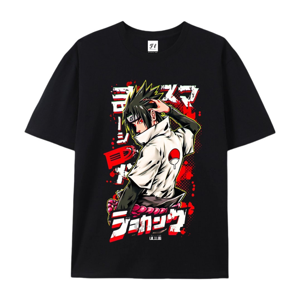 Pure Cotton Unisex Round Neck Anime T-Shirt Boruto