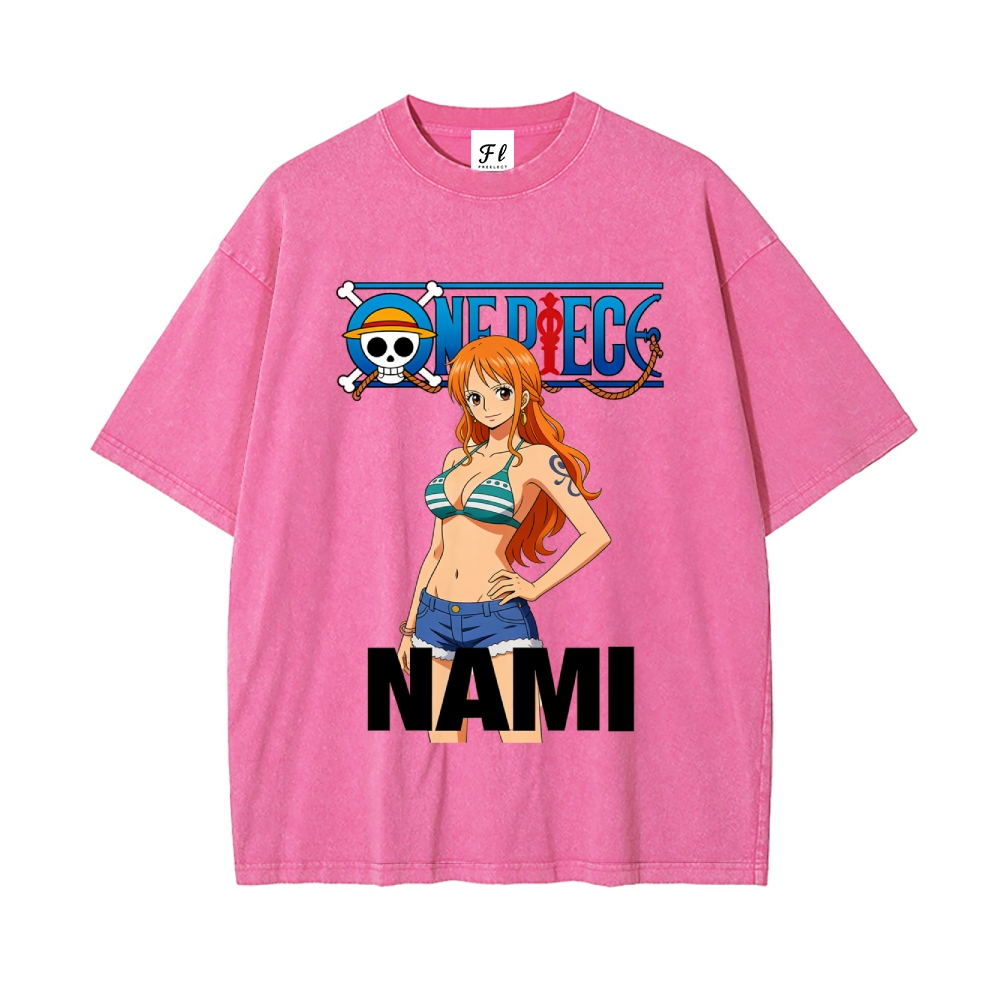 Vintage Oversized T-Shirt One Piece Nami