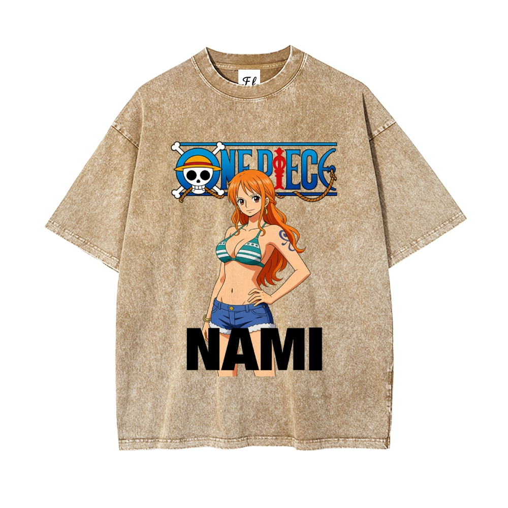 Vintage Oversized T-Shirt One Piece Nami