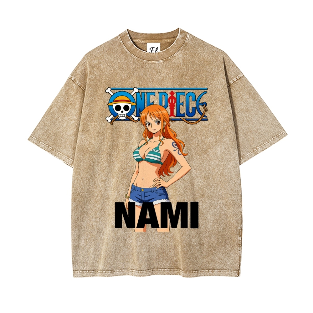 Vintage Oversized T-Shirt One Piece Nami