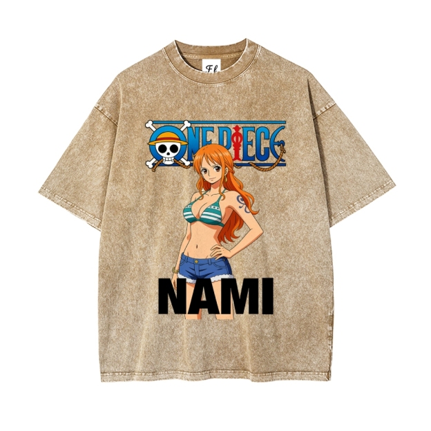 Vintage Oversized T-Shirt One Piece Nami