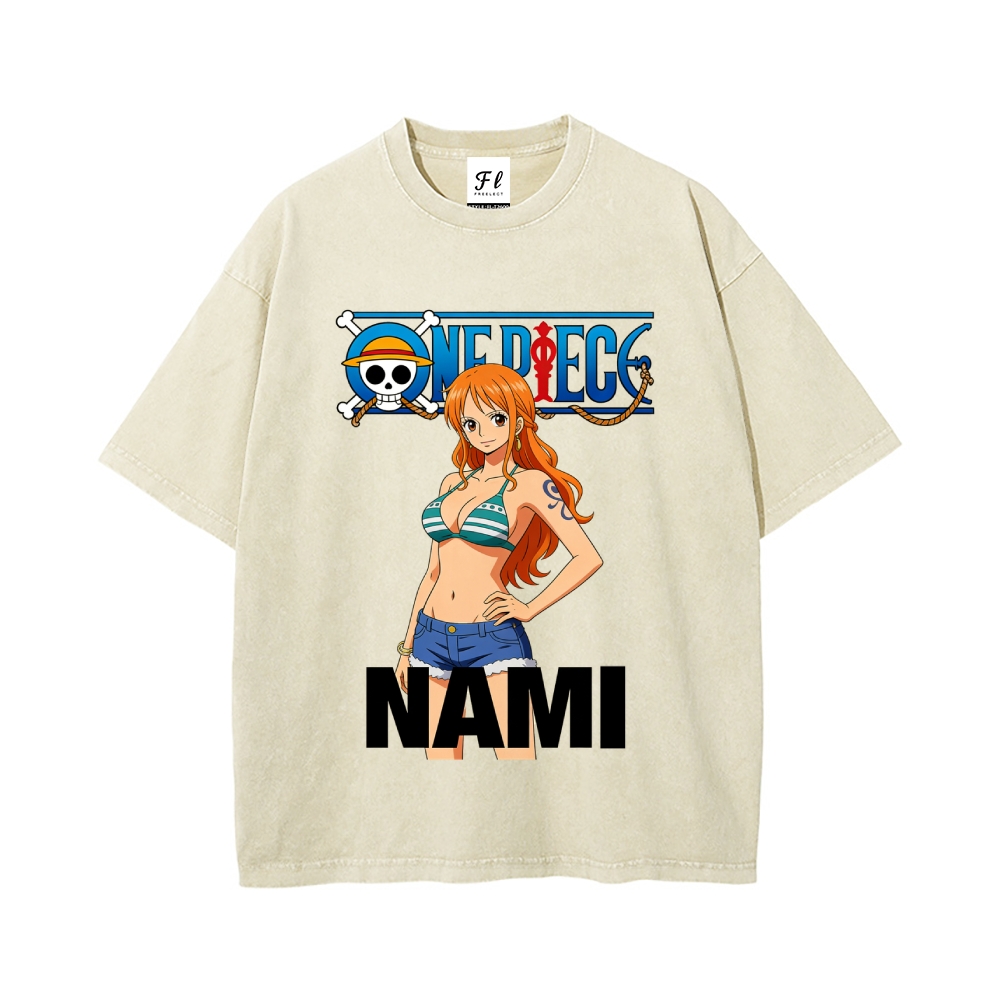 Vintage Oversized T-Shirt One Piece Nami