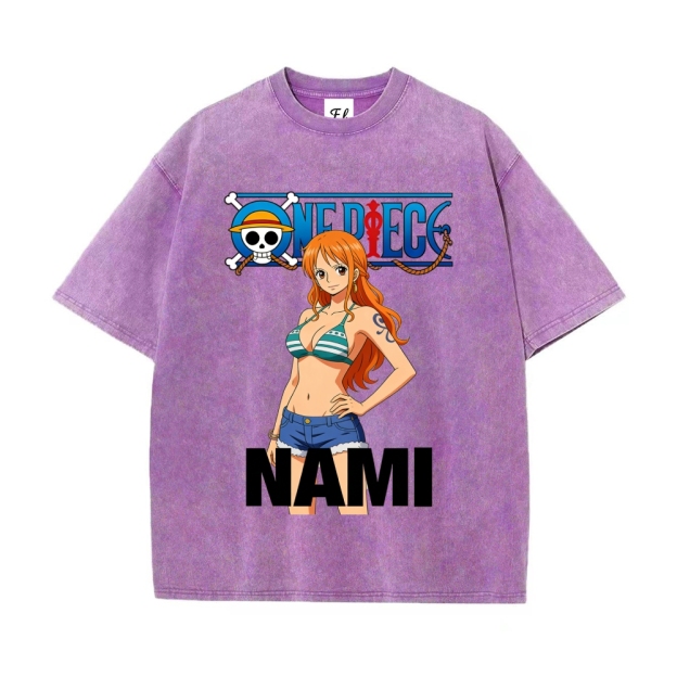 Vintage Oversized T-Shirt One Piece Nami