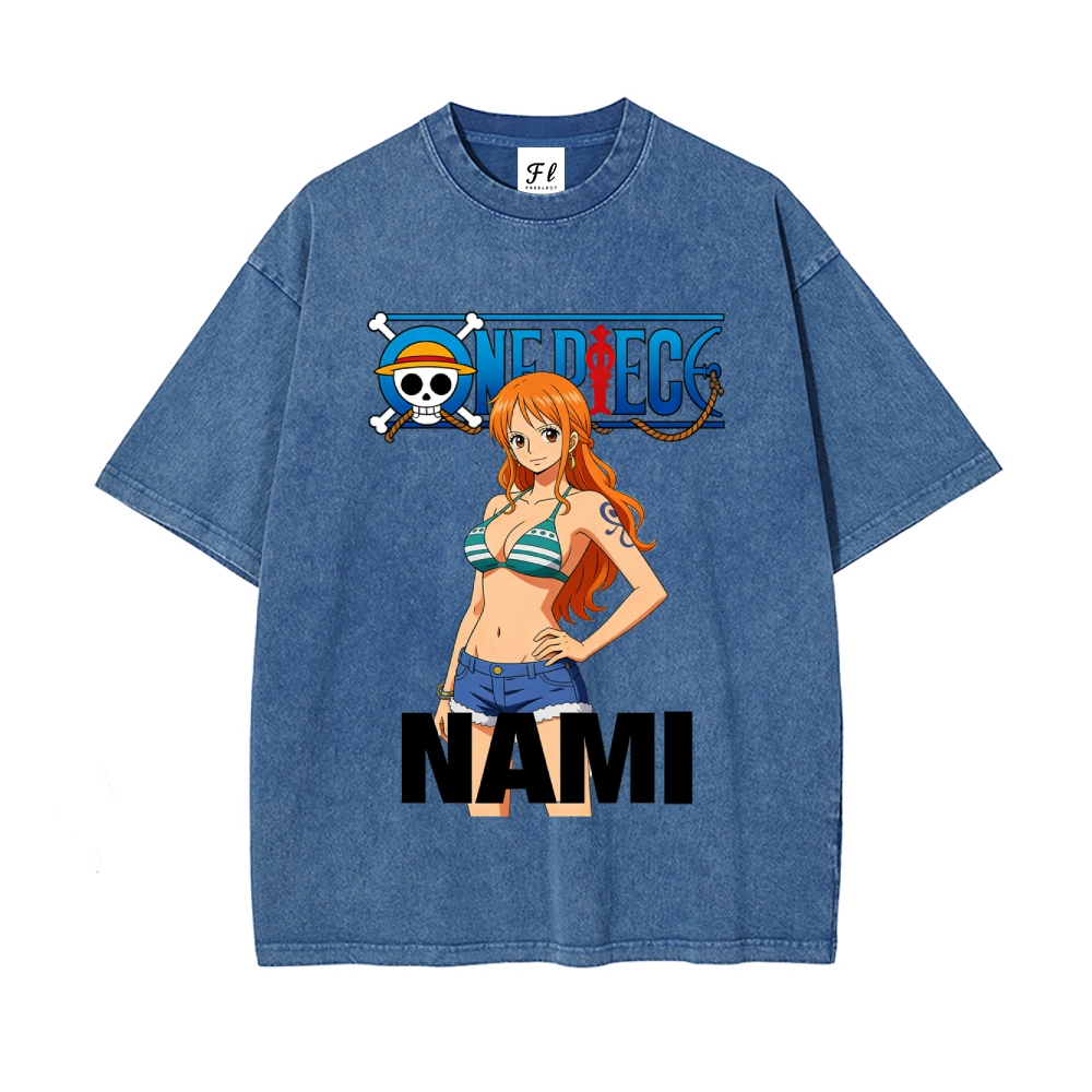 Vintage Oversized T-Shirt One Piece Nami