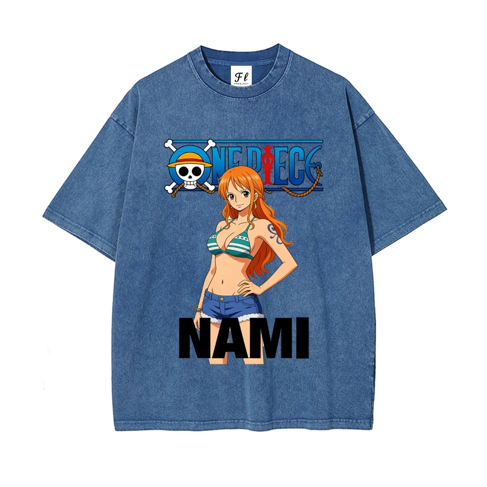 Vintage Oversized T-Shirt One Piece Nami
