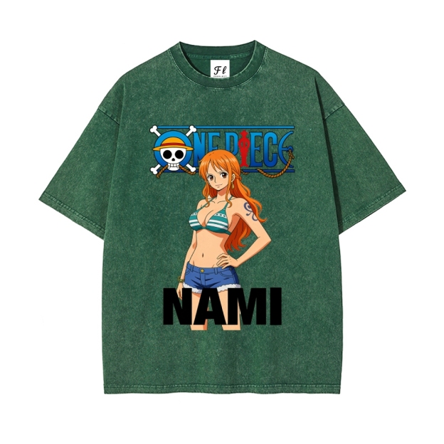 Vintage Oversized T-Shirt One Piece Nami