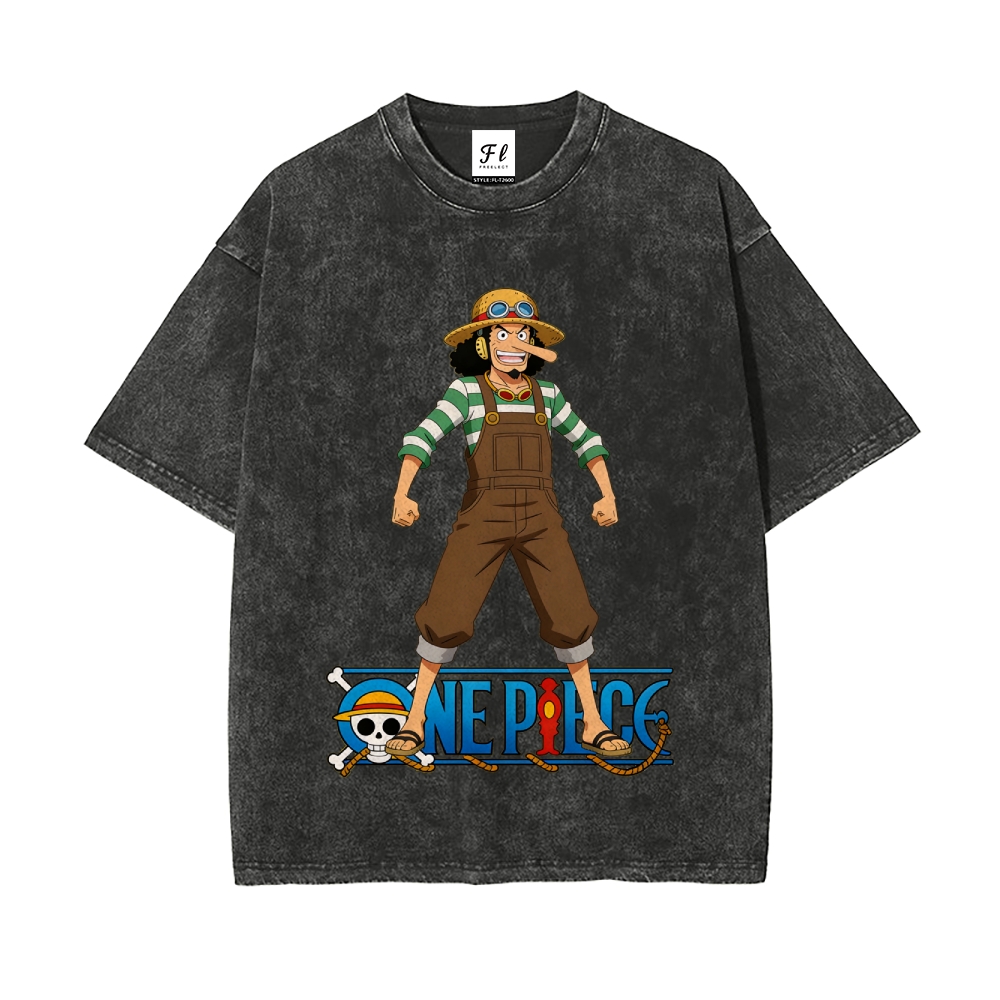 Vintage Oversized T-Shirt One Piece Usopp