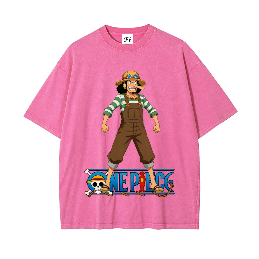 Vintage Oversized T-Shirt One Piece Usopp